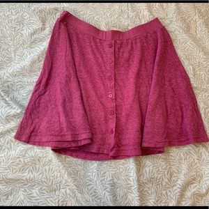 Hot pink mini skirt